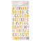 Paige Evans Garden Shoppe Thickers Stickers 144/Pkg-Alphabet W/Copper Foil Accents